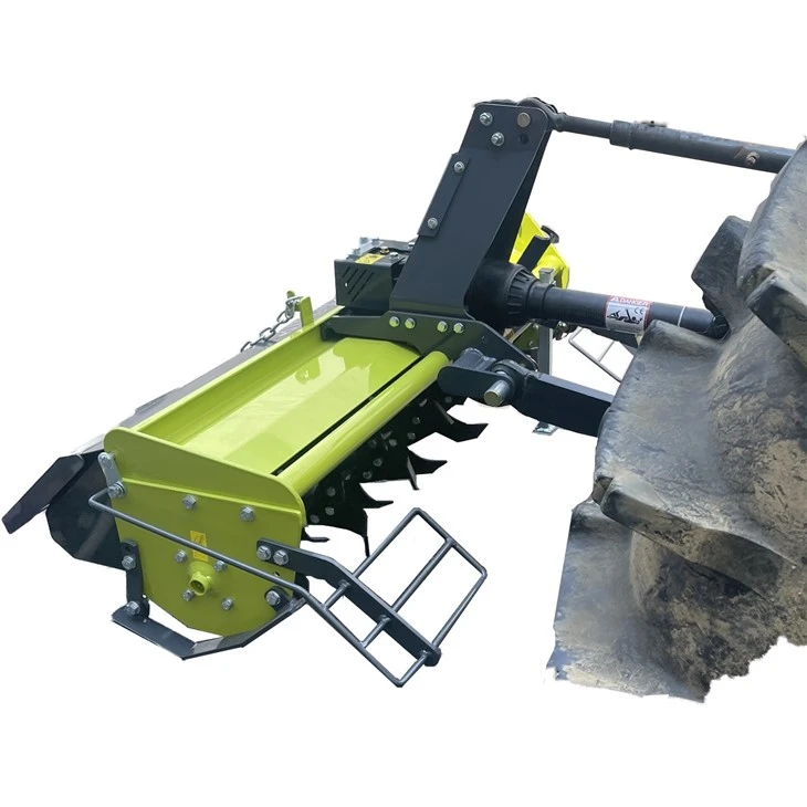 Rear Mounted Rotary Tiller Tractor Attachment